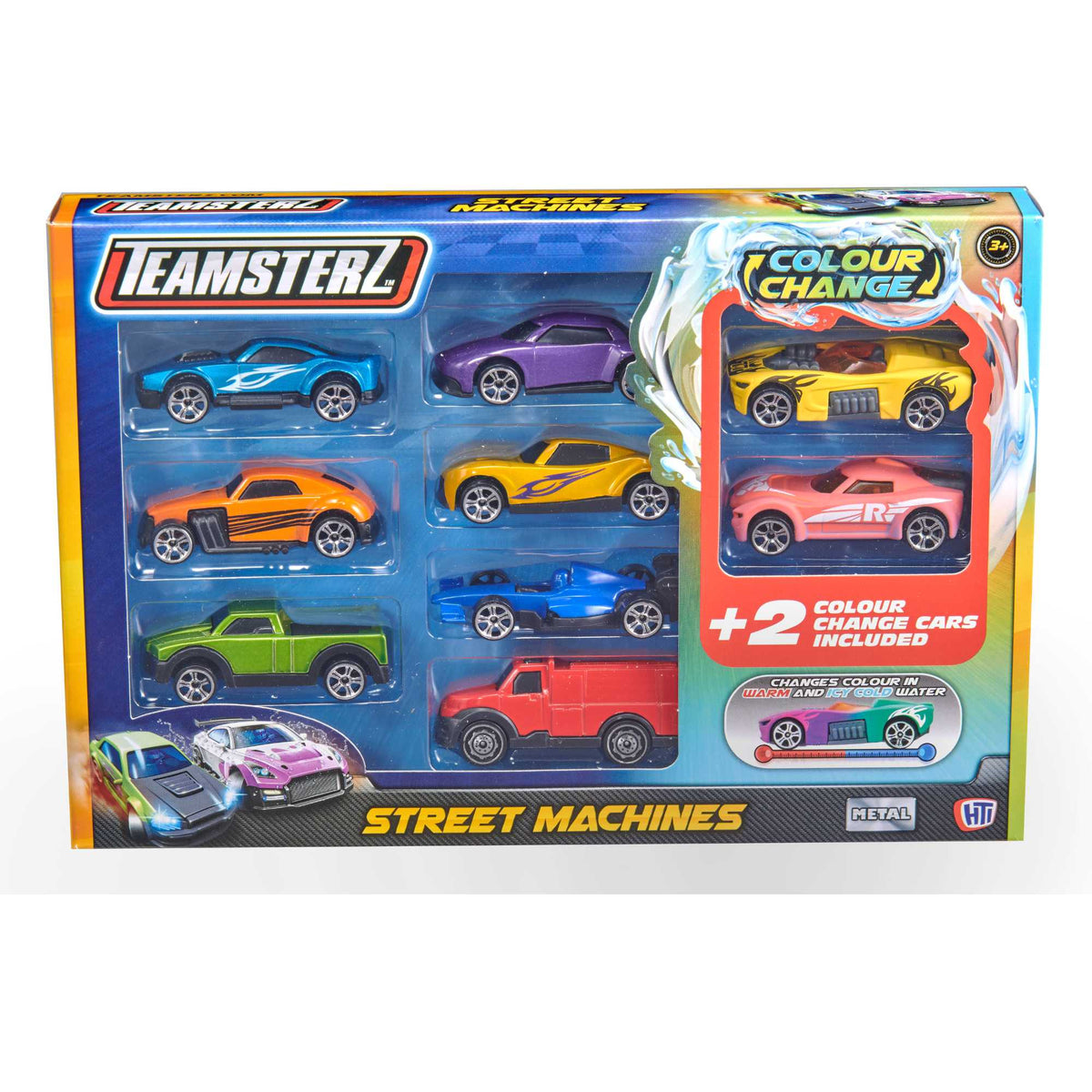 Teamsterz Racing Cars  - With 2 Colour Changing Cars Cars &amp; Transporters