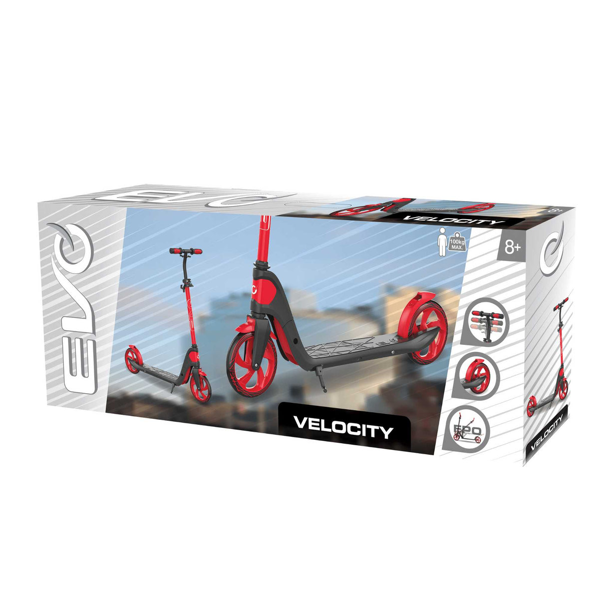 EVO Velocity Scooter | Red