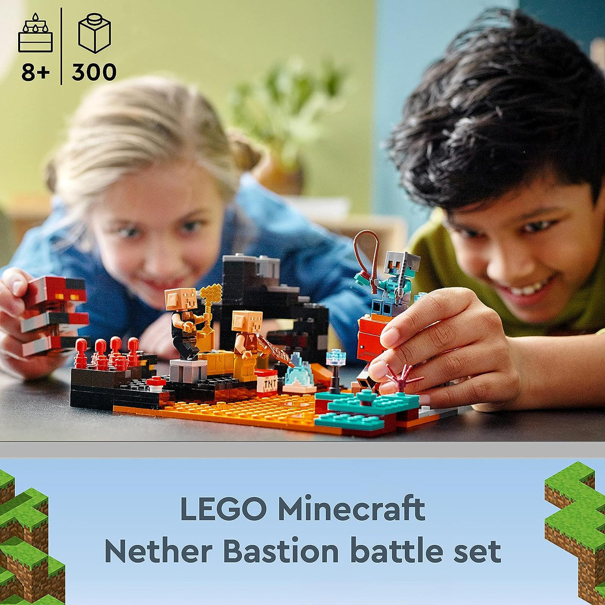 LEGO Minecraft 21185 The Nether Bastion Battle Action Toy