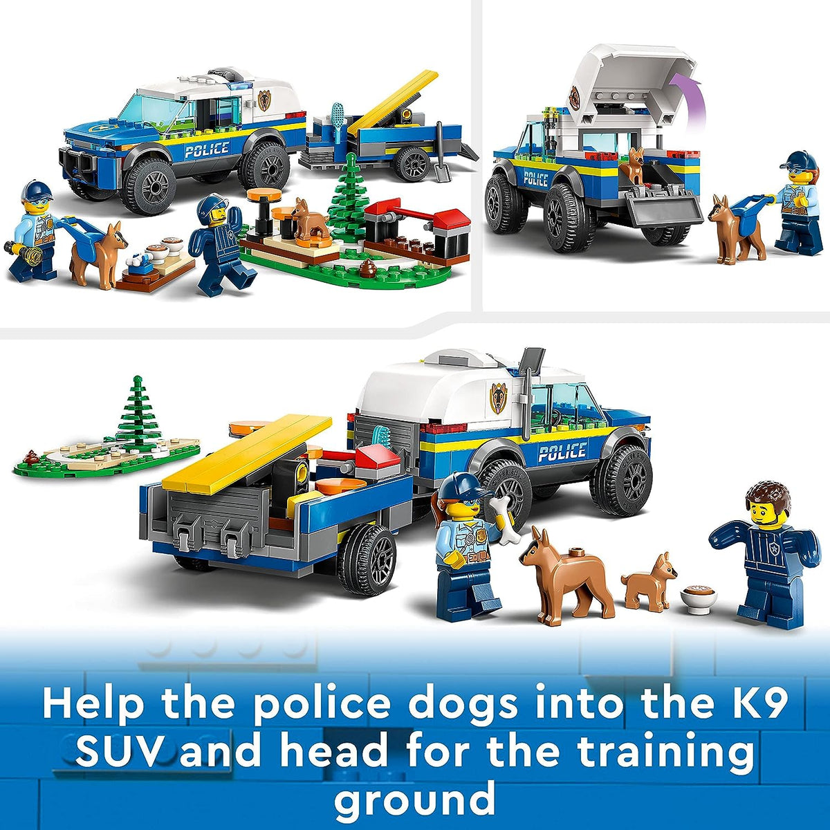 LEGO City Mobile Police Dog Training Set with Toy Car