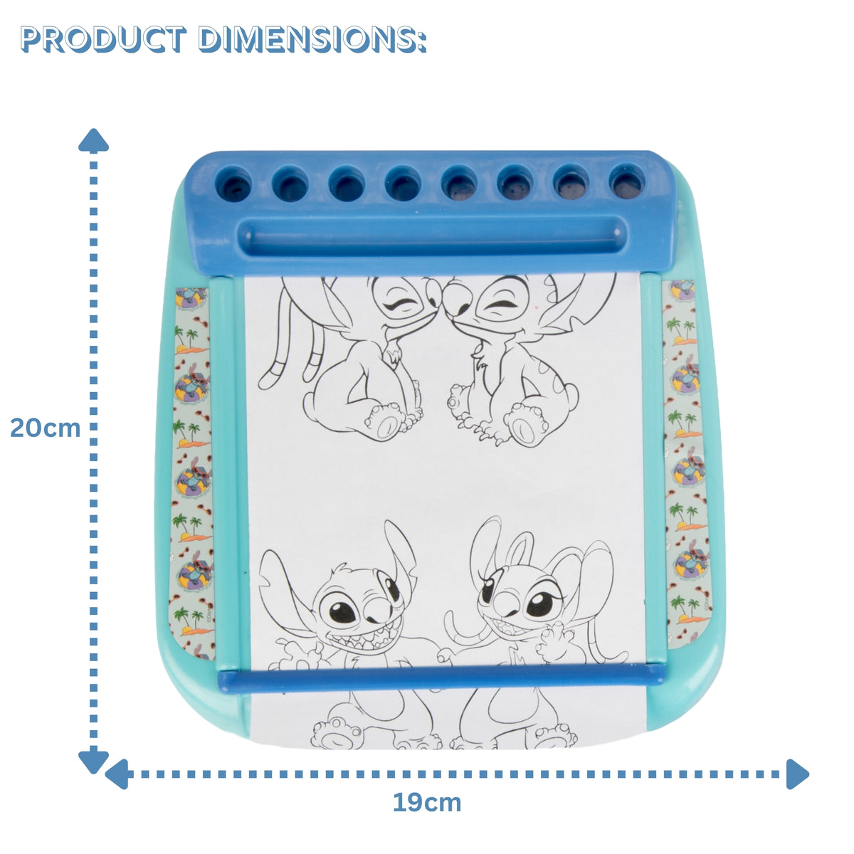 Stitch Roll &amp; Go Colouring Station - 10+ Accessories