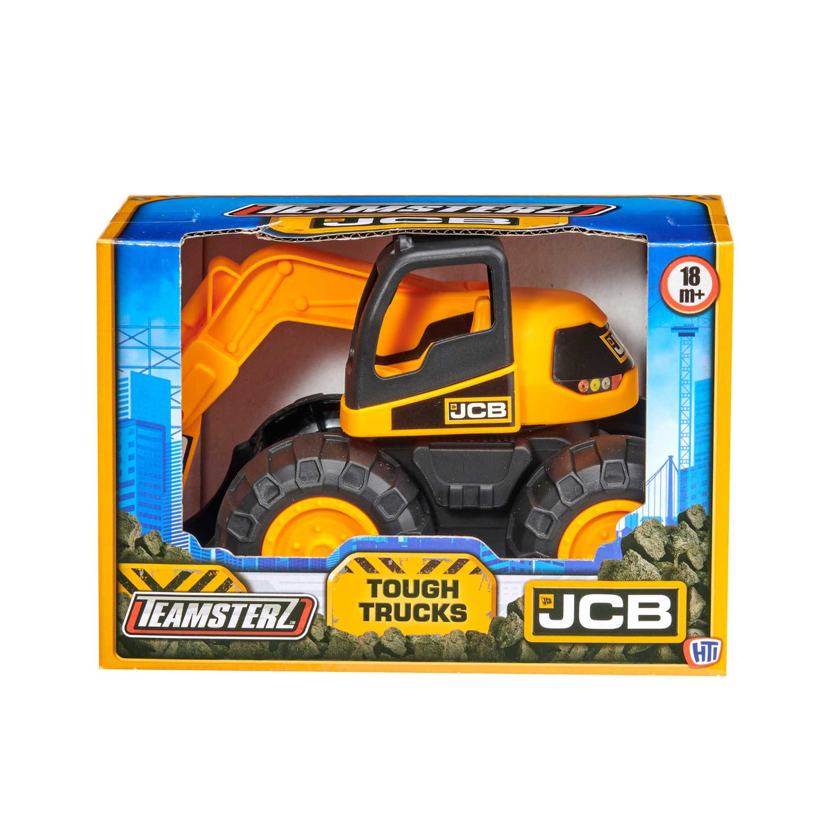 Teamsterz JCB 7&quot; Excavator Construction Truck Construction Vehicles