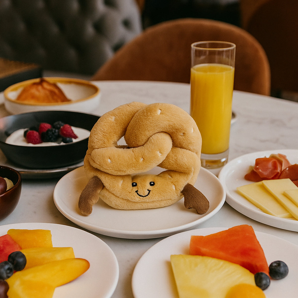 Pierre Pretzel Plush Toy Soft Toys