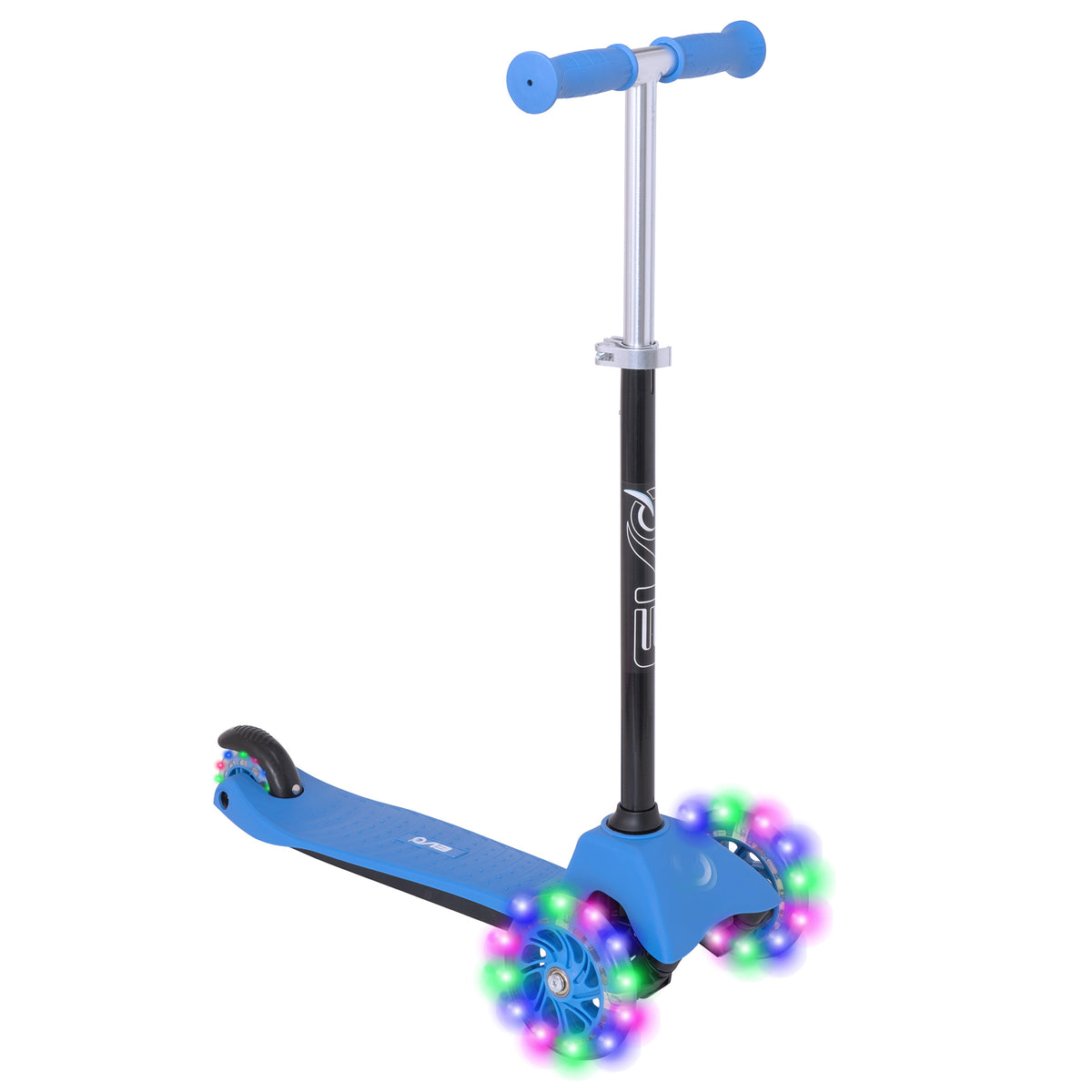 EVO Mini Cruiser Scooter mit Licht - Baby Blau