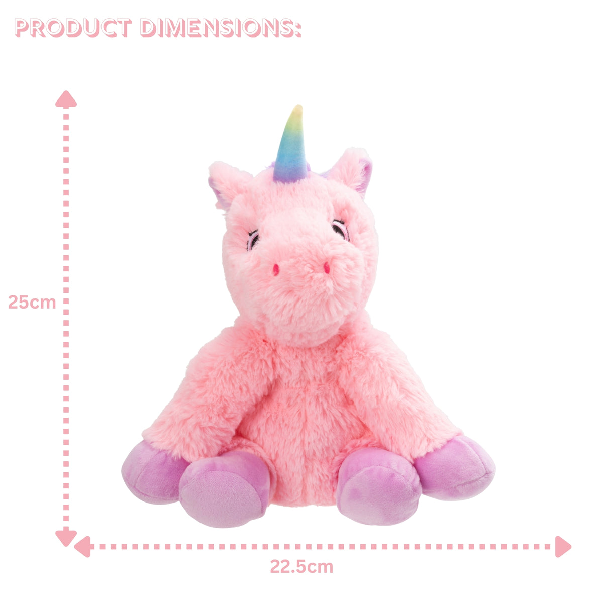 Bella &amp; Bee Soft Plush Teddy - Unicorn