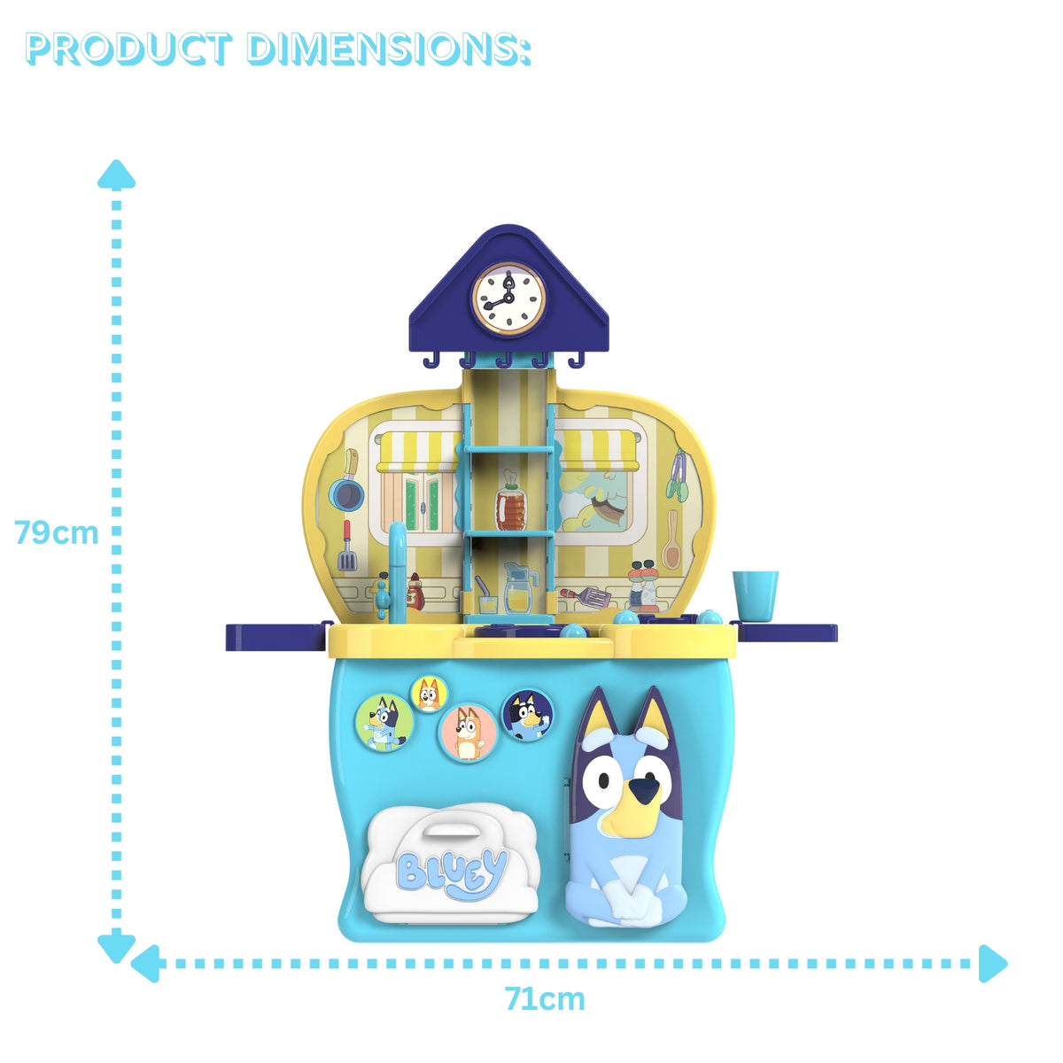 Bluey Kitchen Playset - 19+ Accessories