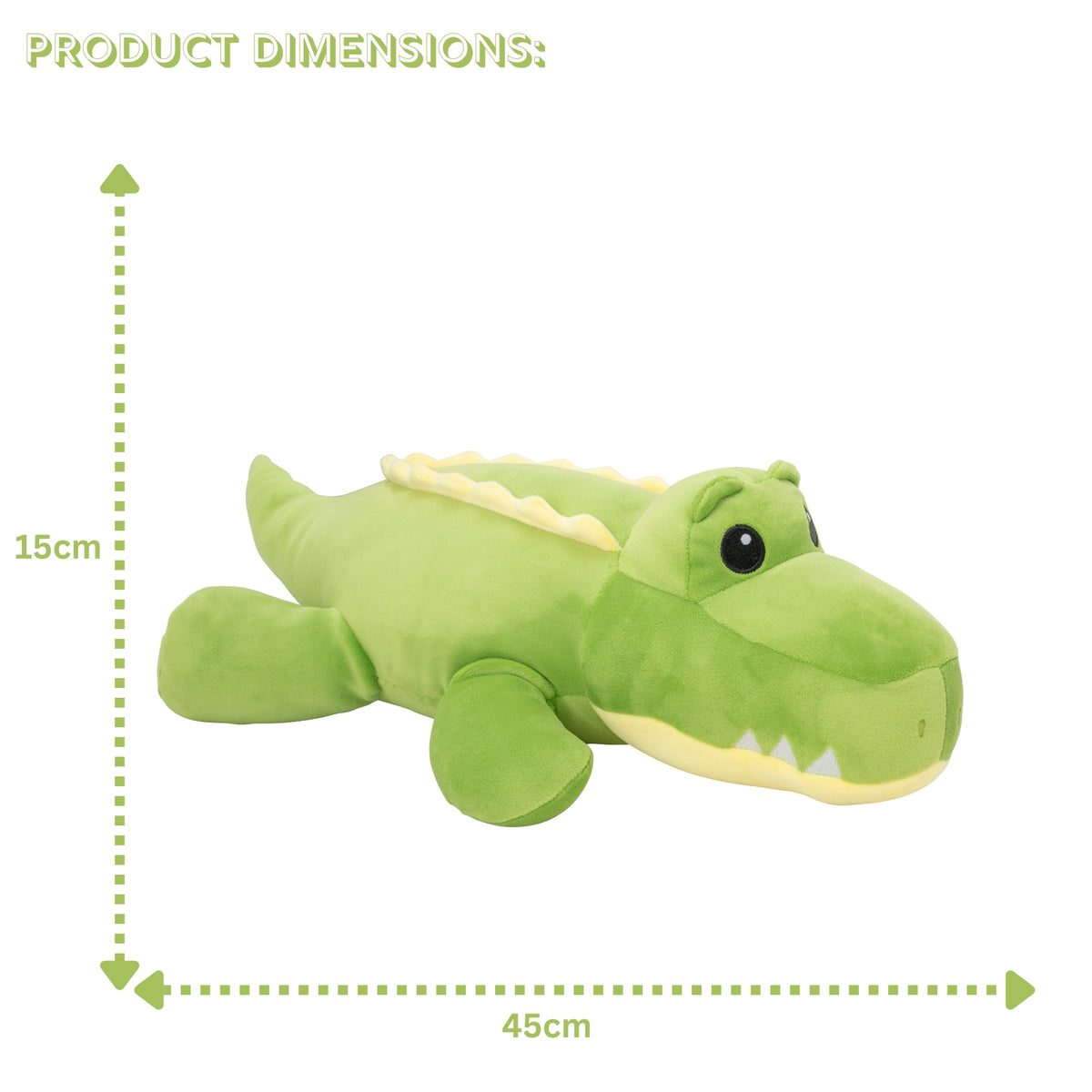Cosy Cuddles Animal Plush Cushion - Crocodile