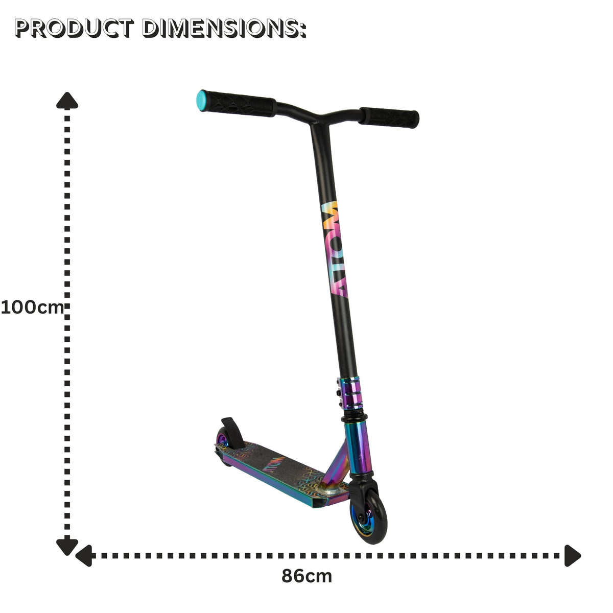 ATOM Neo Frenzy Stunt Scooter - Neochrome