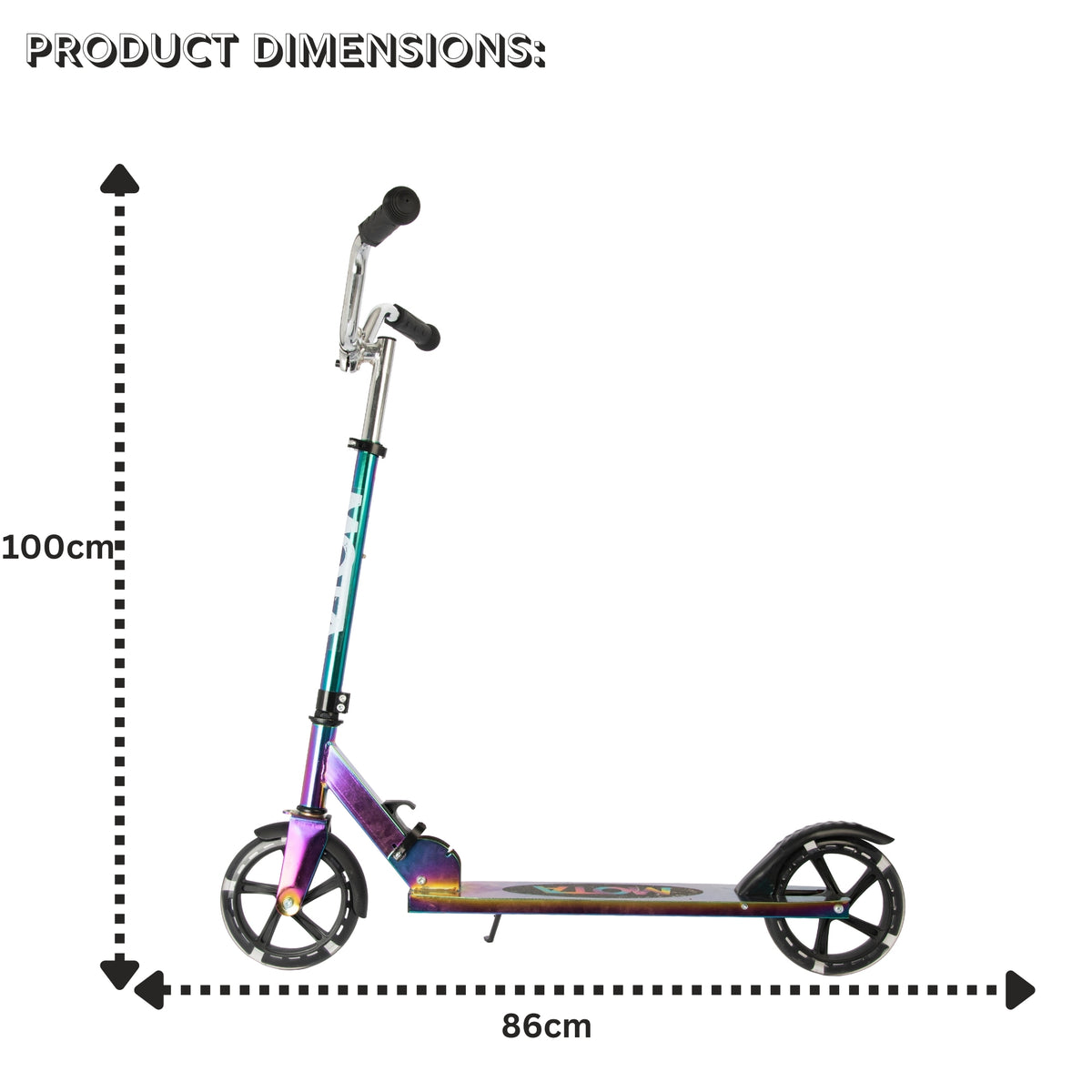 ATOM Light Up Neo Chopper Max 180 Scooter