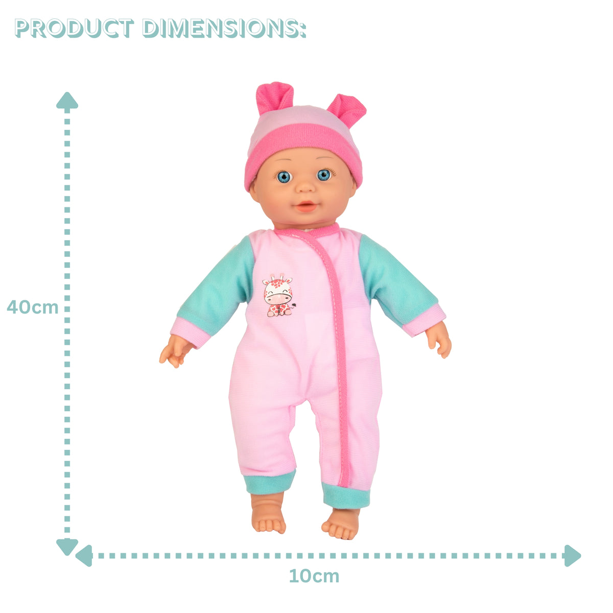 Dolly Tots 40cm Night-time Doll - Soft Bodied Talking Doll