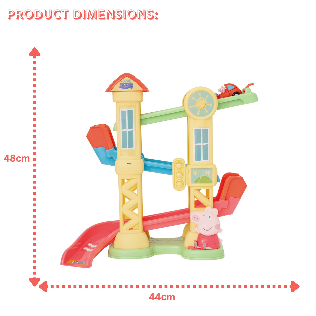 Peppa Pig Tumbling Tower - Includes 1 Car