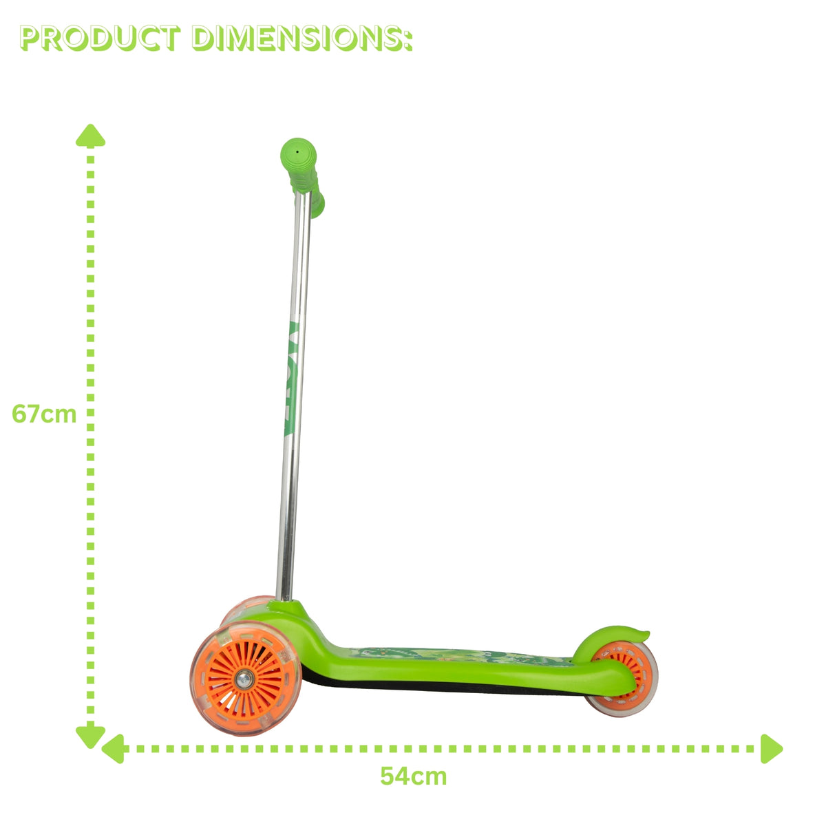 ATOM Light Up Move N Groove - Dinosaur Scooters