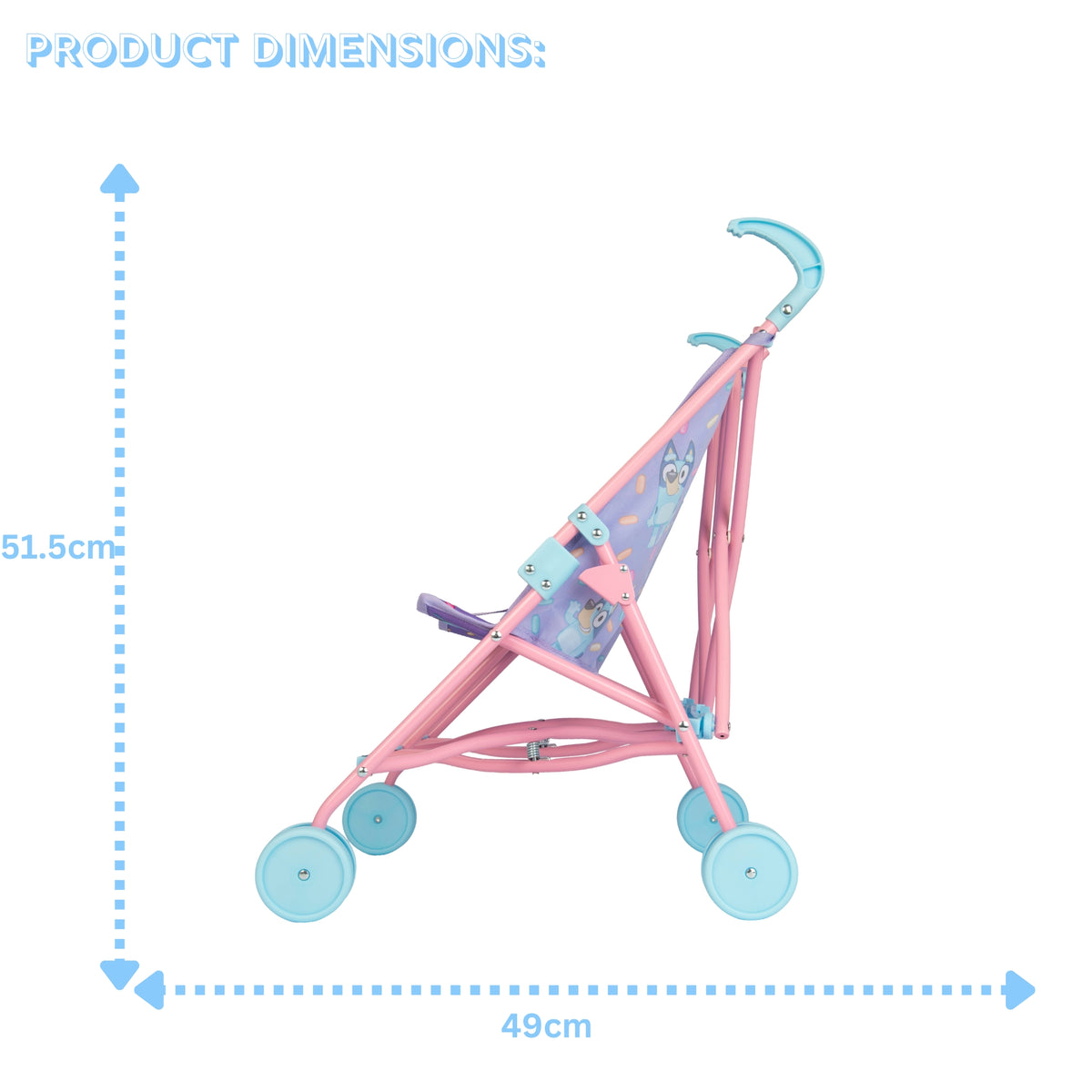 Bluey Twin Dolls Buddy Buggy Prams