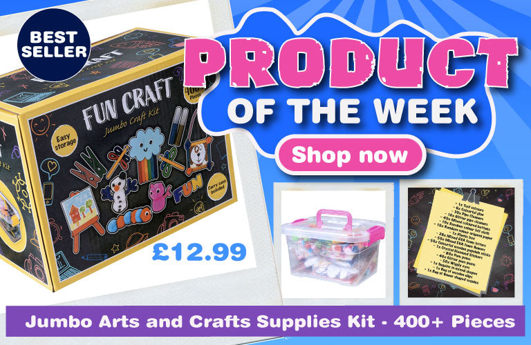 Craft Kit for Kids: 400+ Pcs