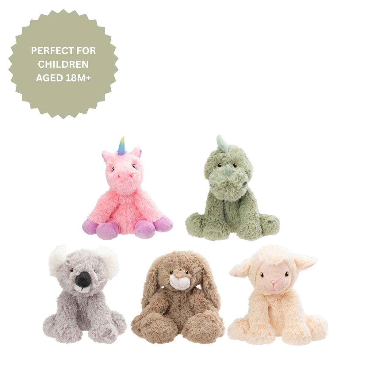 Bella &amp; Bee Soft Plush Teddy - Dino Soft Toys