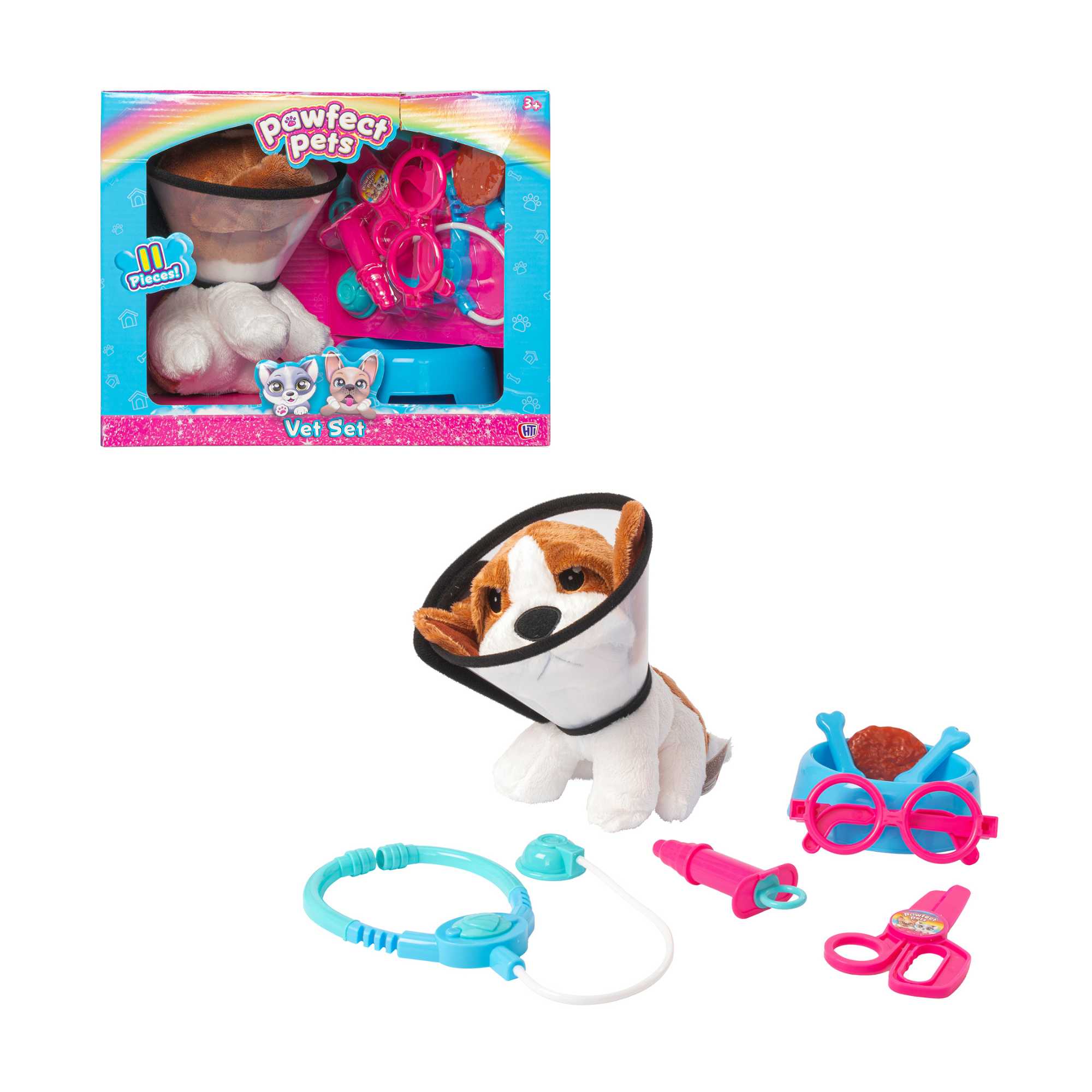 Pawfect Pets Vet Set - 11 Pieces Soft Toys