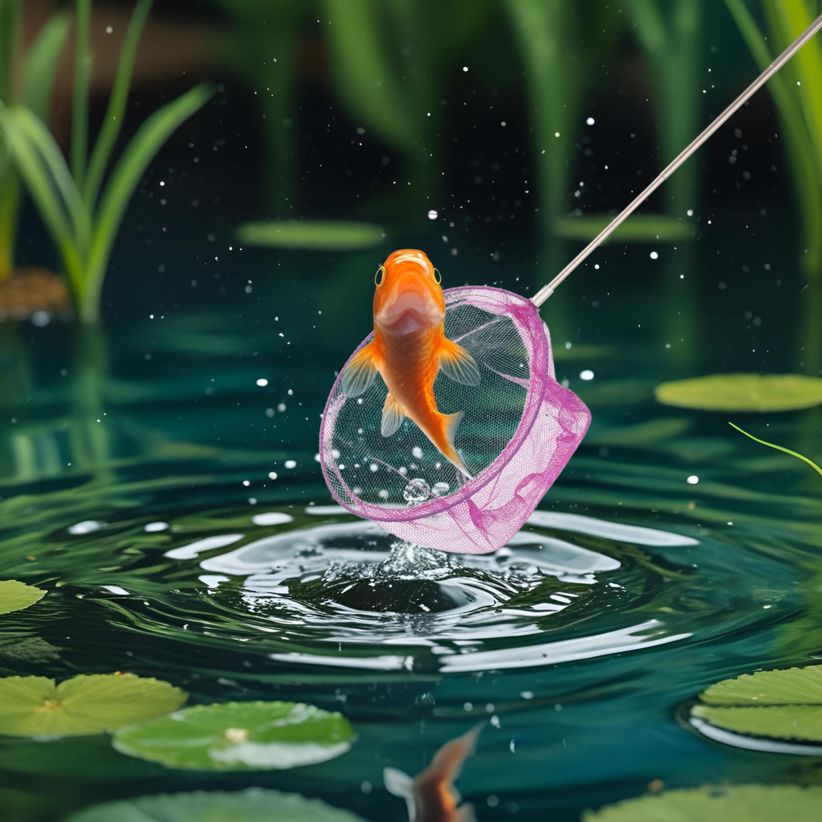 Hot Shots Extendable Kids Fishing Net | 4 Colours Available (Supplied Randomly)