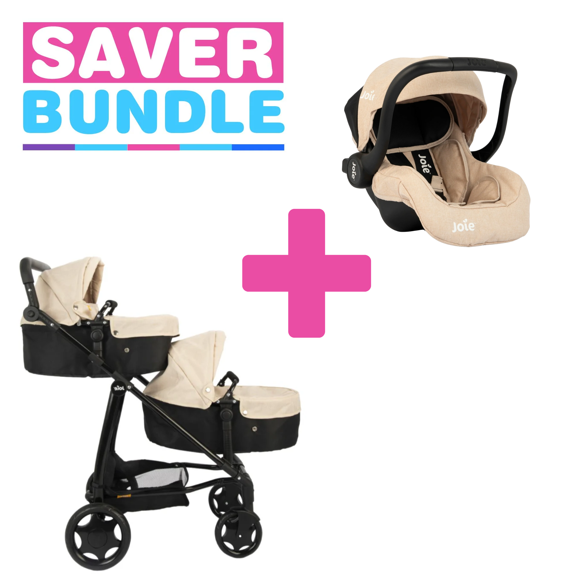 Twin Dolls Prams | Twin Dolls Strollers & Prams | Wowow Toys