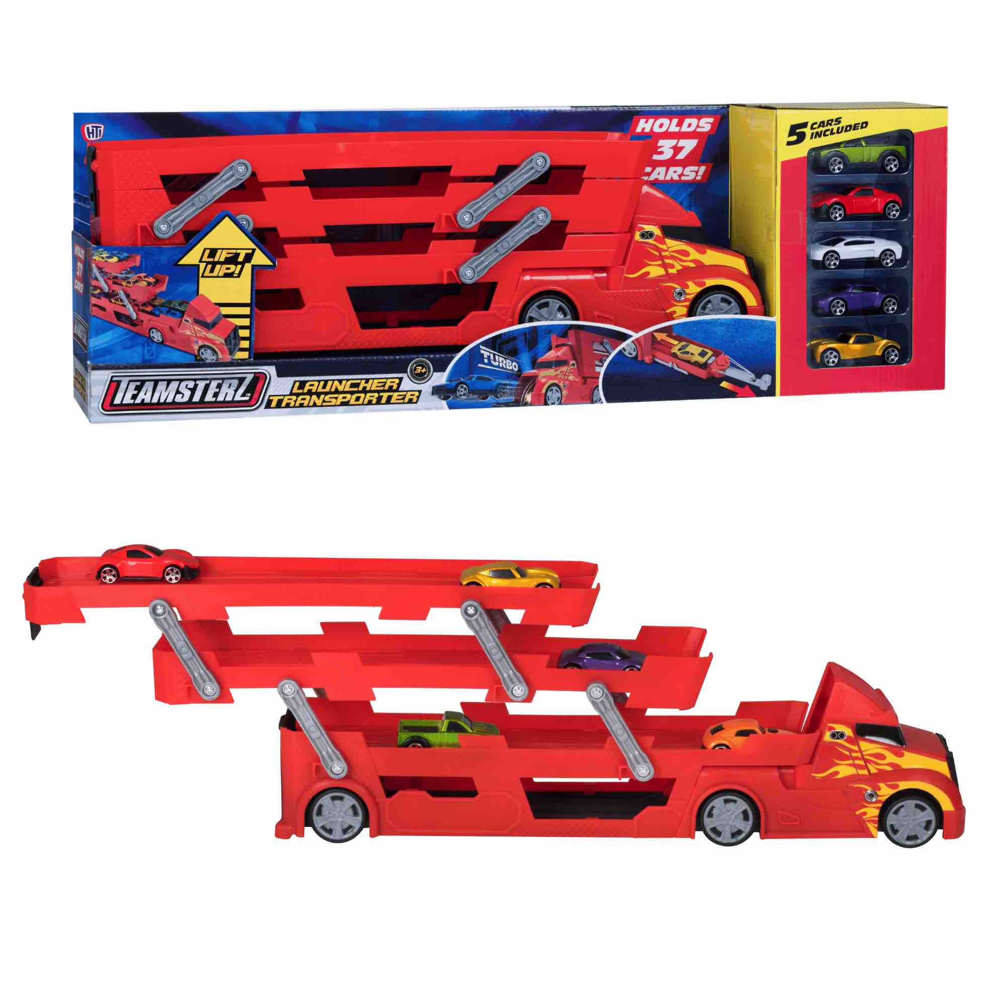 Teamsterz Metro City Launcher Transporter - Includes Five 3" Die-Cast Cars Cars & Transporters
