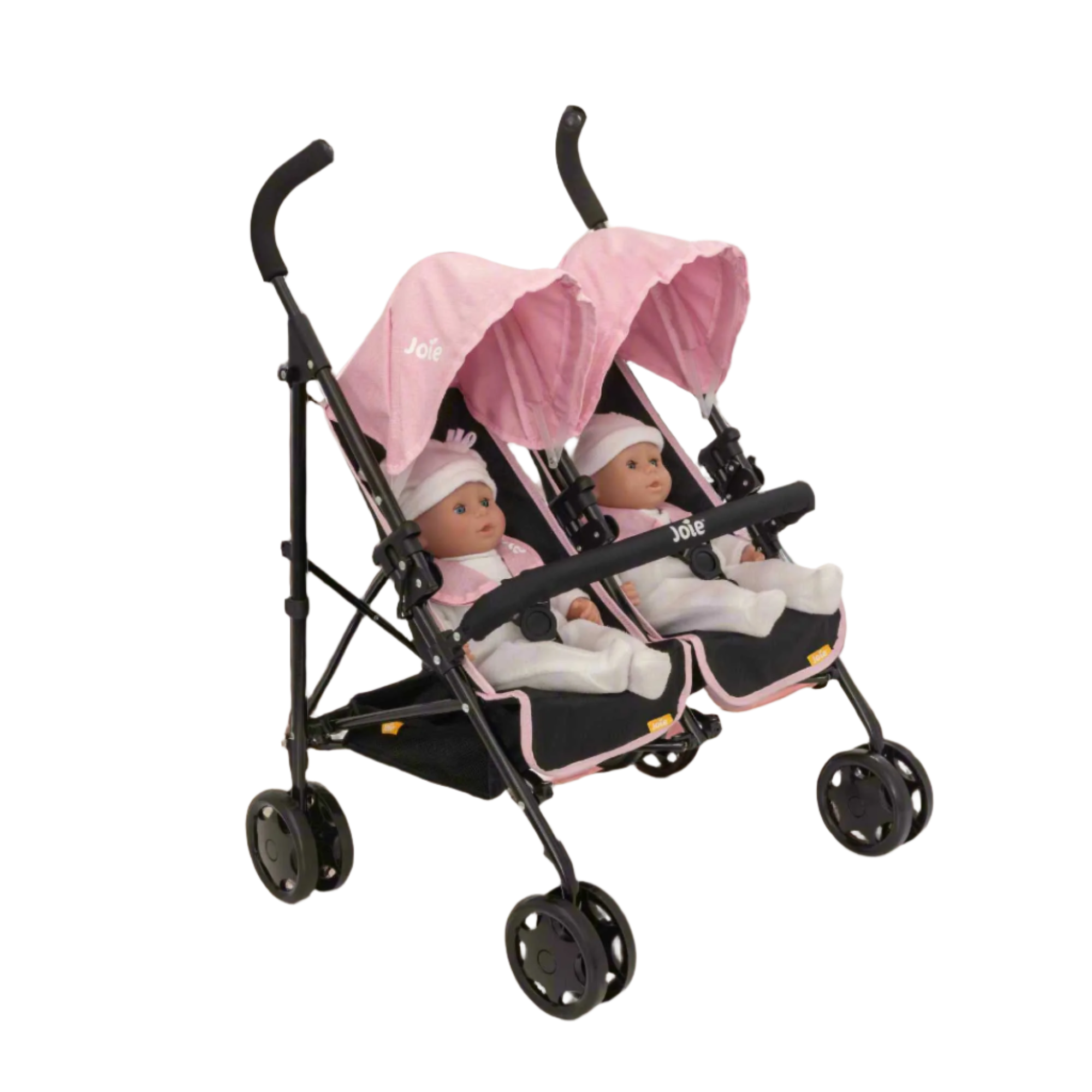 Joie Aire Twin Dolls Stroller - Pink & Black Pushchairs