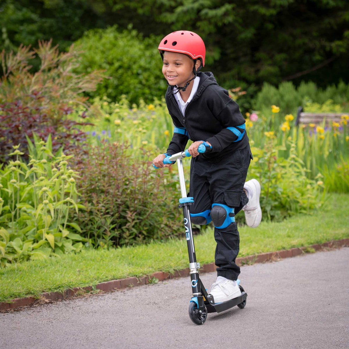 EVO Light Up Light Blast Scooter - Baby Blue Scooters