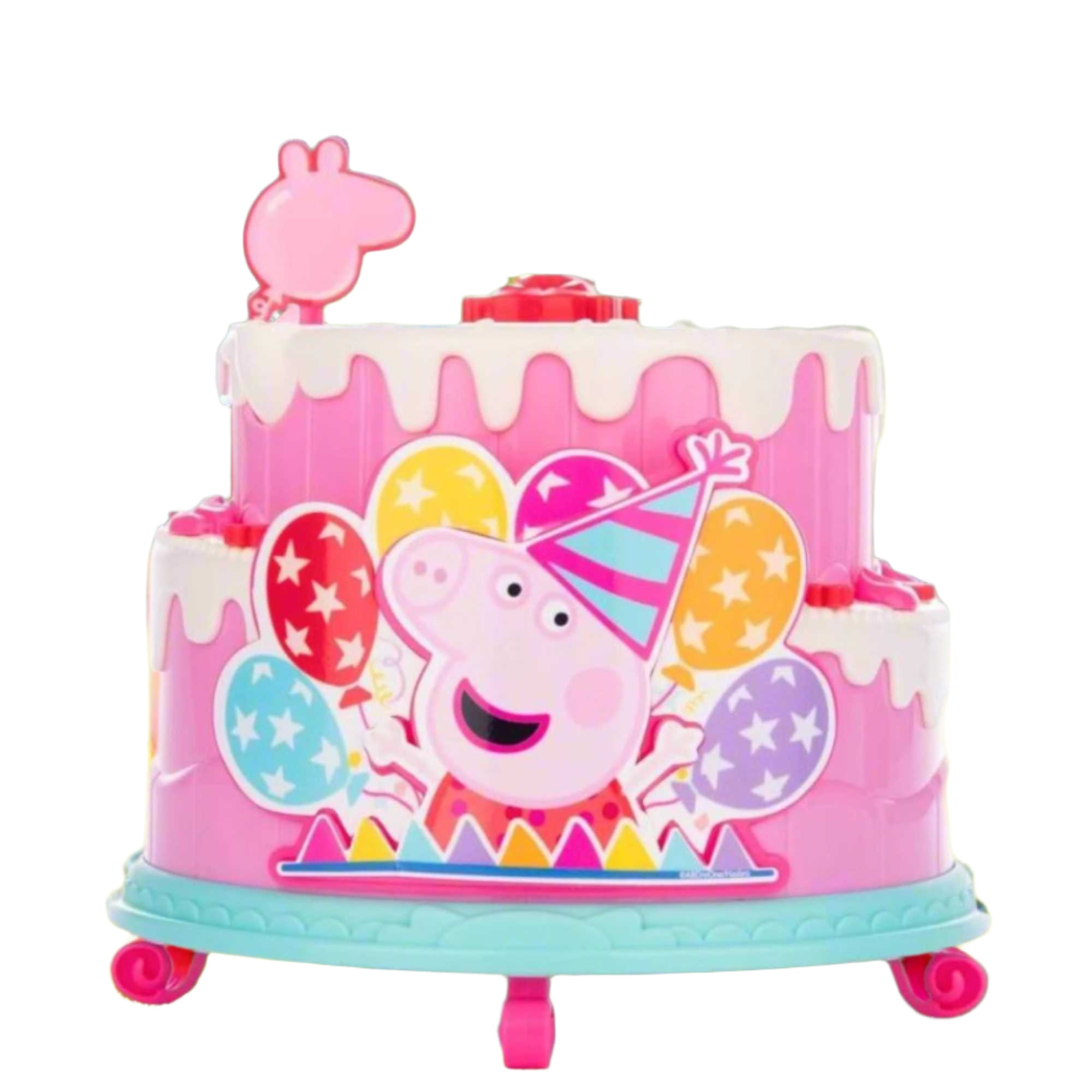 Peppa Pig Birthday Cake Bubble Blower - Includes Bubble Solution Bubble Toys