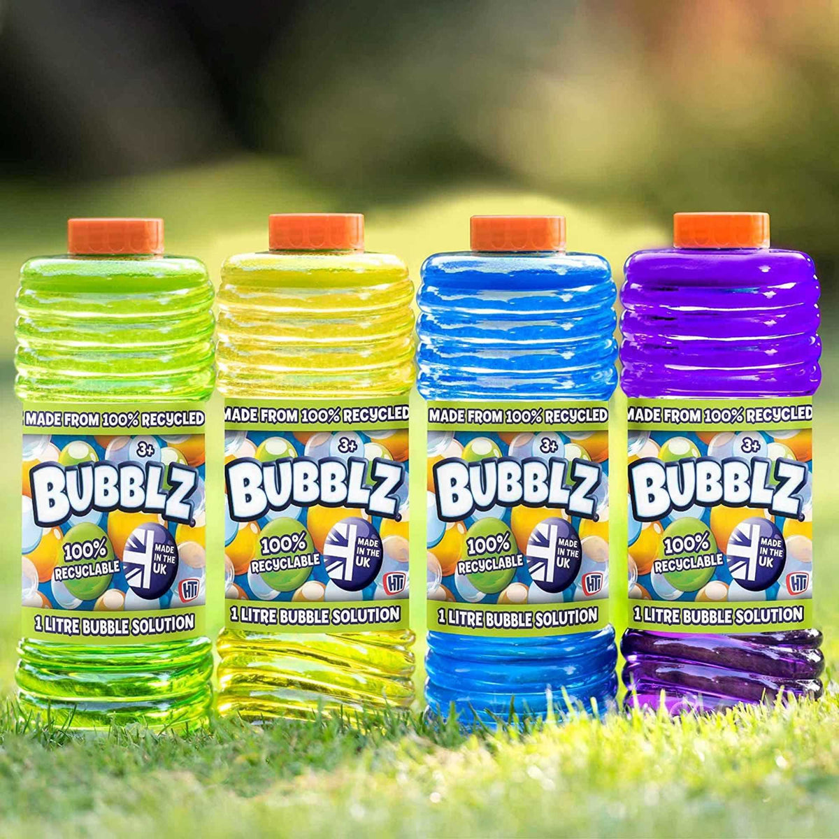 Bubblz 1Ltr. Bubble Solution Made From 100% Recycled Plastic Bubble Toys