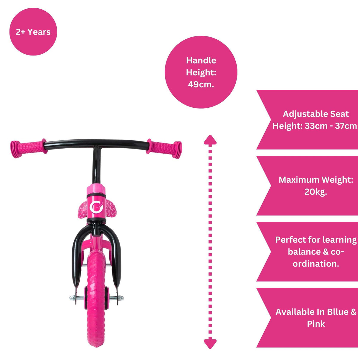 Child riding the EVO Balance Bike outdoors, showcasing the lightweight and durable design perfect for young learners to develop their balance and coordination skills