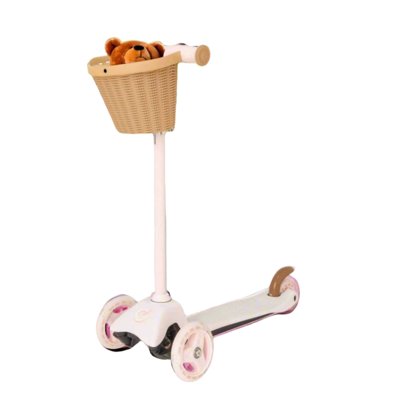 EVO Mini Cruiser Scooter With Basket - Pink Scooters