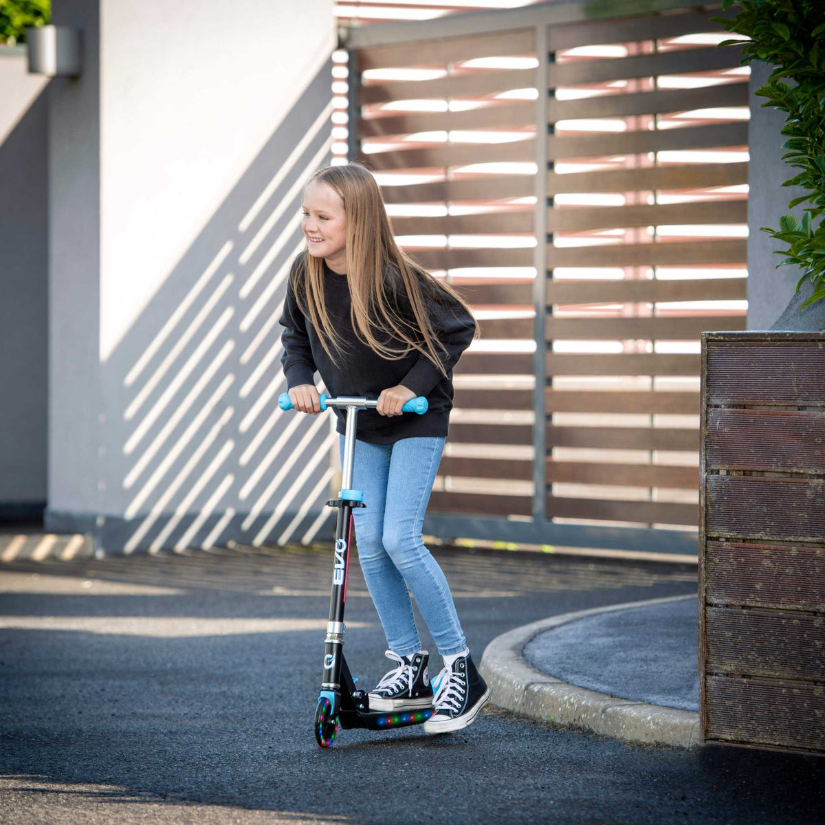 EVO Light Up Light Blast Scooter - Baby Blue Scooters