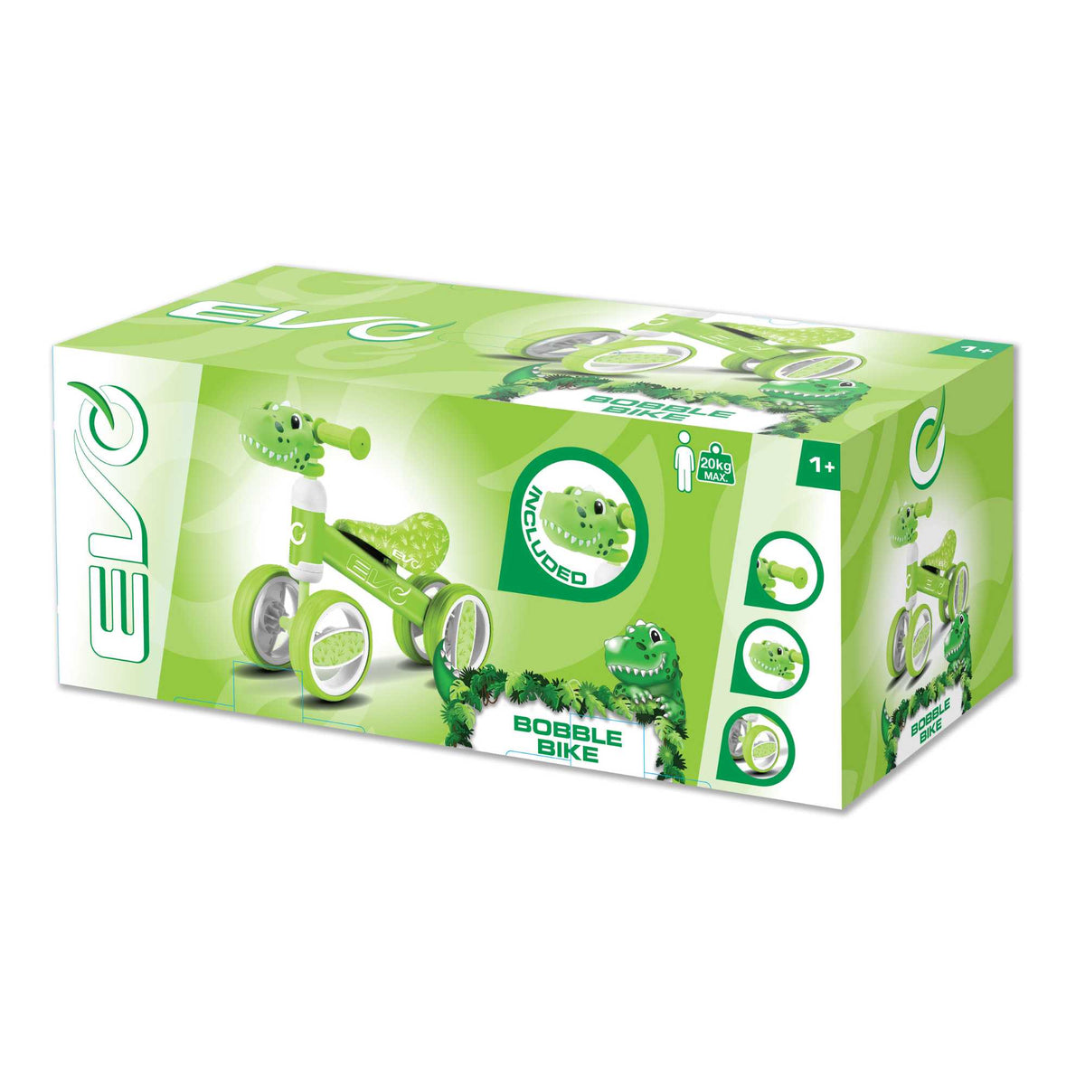 EVO Bobble Head Training Bike - Dinosaur Bobble Bike