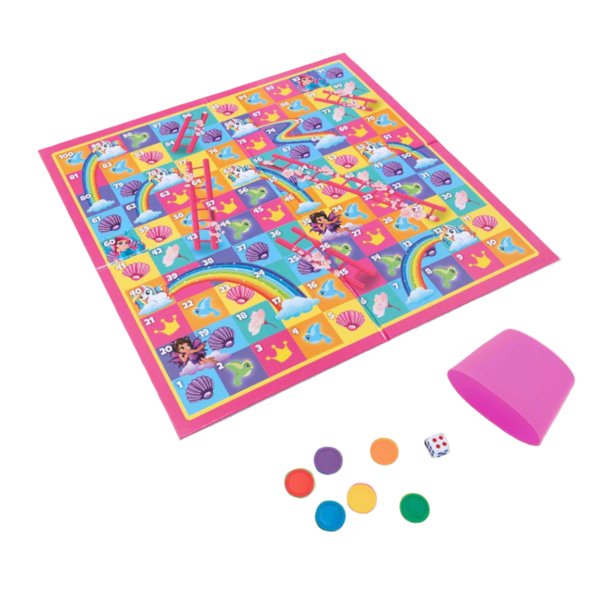 Magical Snakes & Ladders Board Game Boxed Family Games