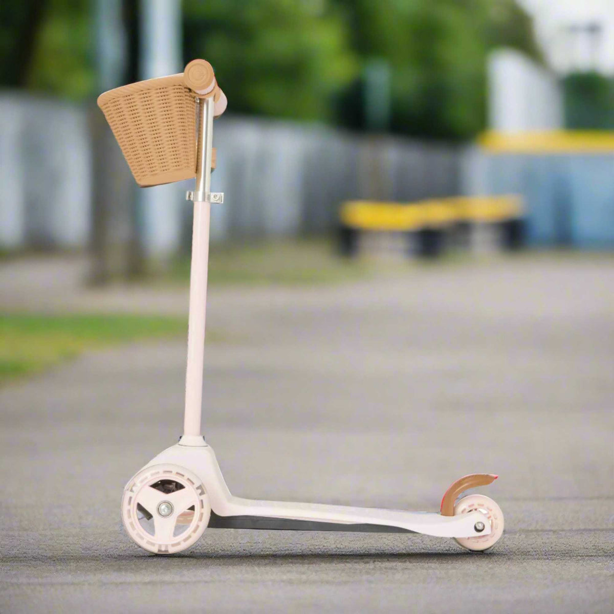 EVO Mini Cruiser Scooter With Basket - Pink Scooters