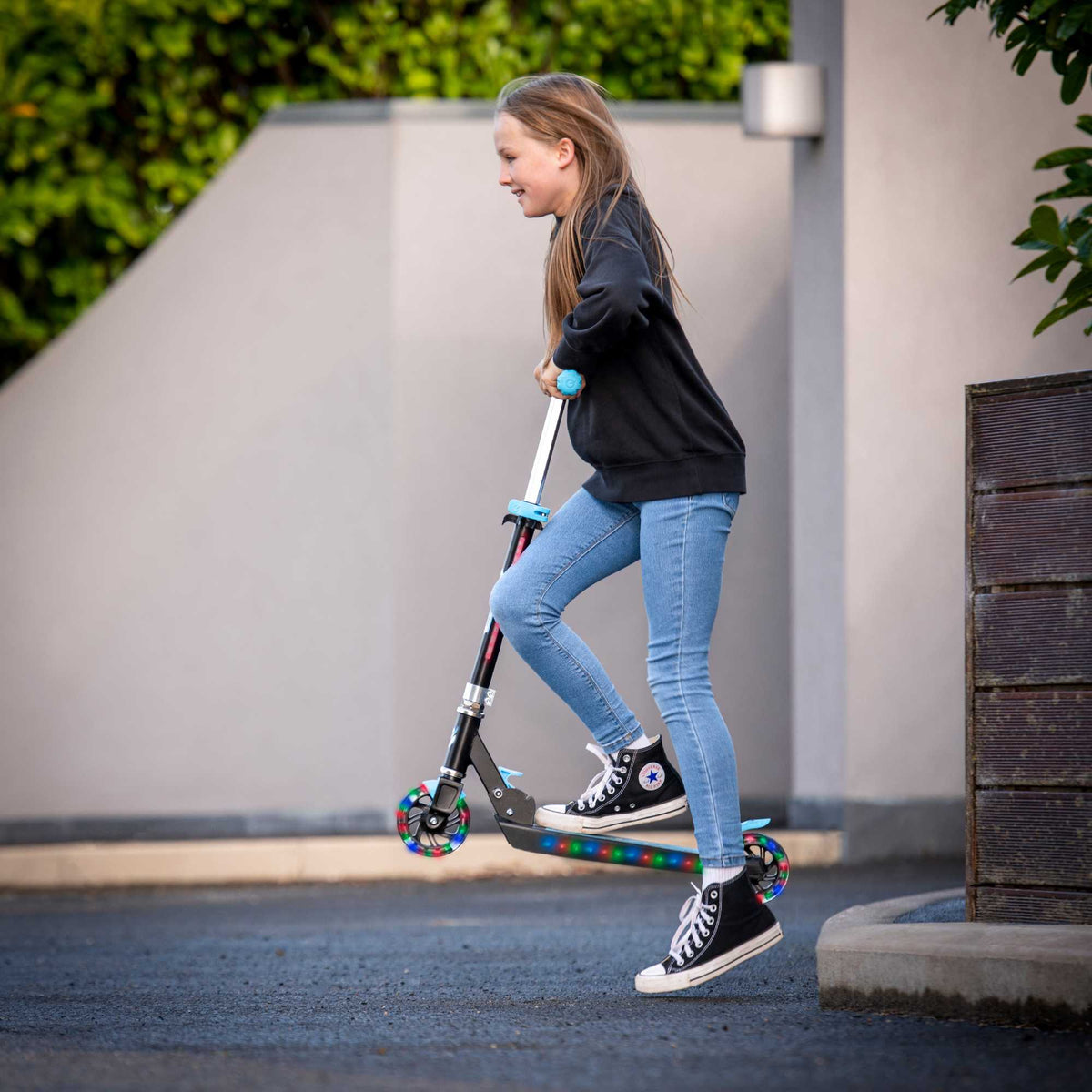 EVO Light Up Light Blast Scooter - Baby Blue Scooters