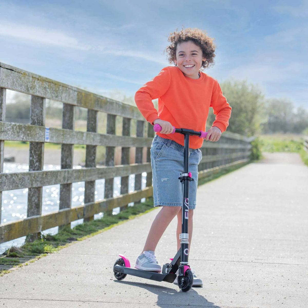 EVO Light Up Light Blast Scooter - Pink Scooters