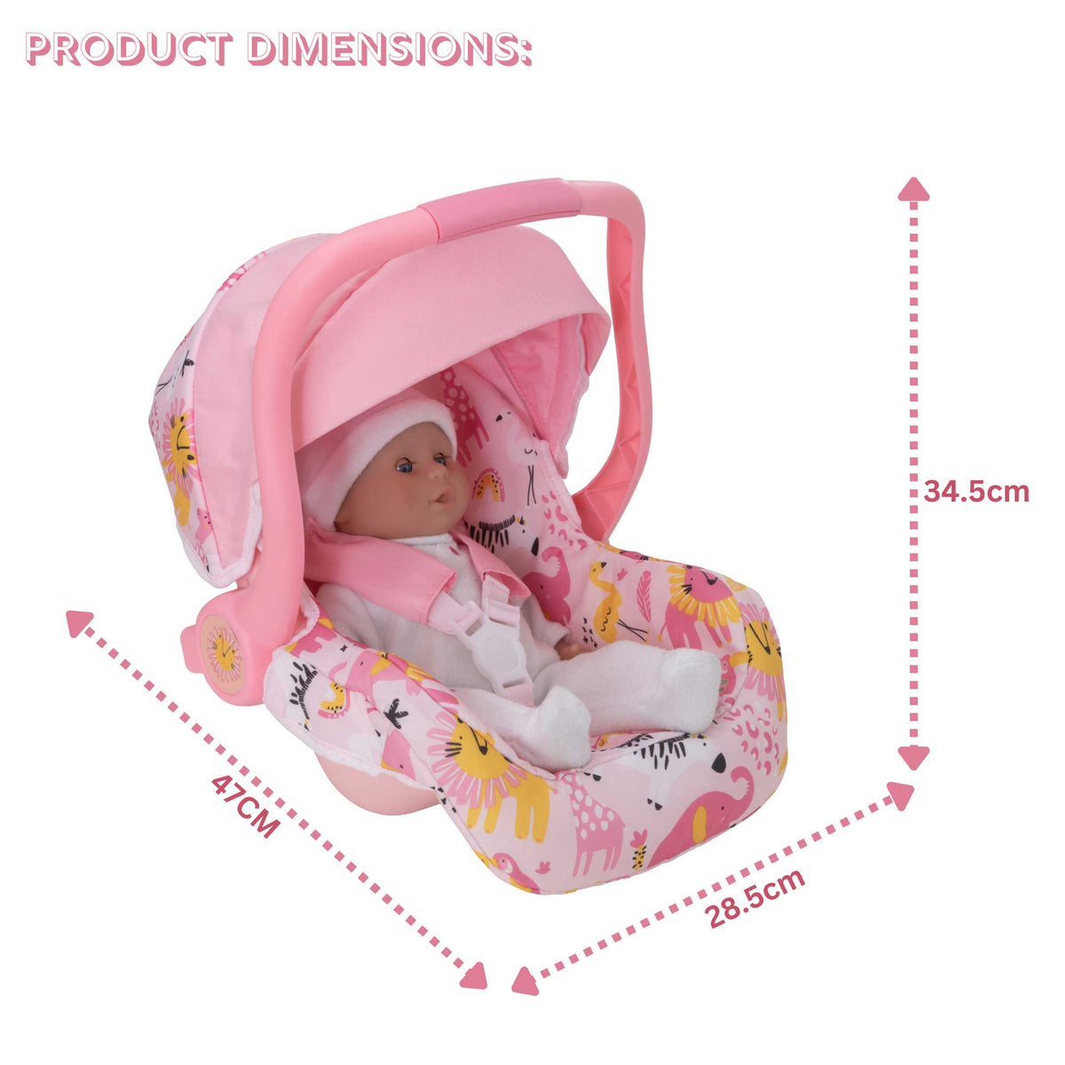 BabyBoo Dolls Car Seat Dolls Accessories