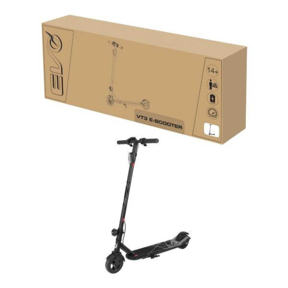 EVO VT3 Lithium E-Scooter - Black Electric Scooters