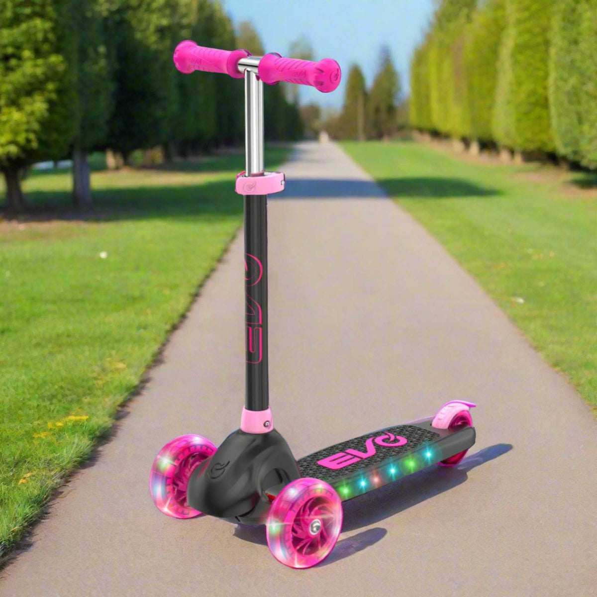 EVO Eclipse Light Up Scooter - Pink Scooters