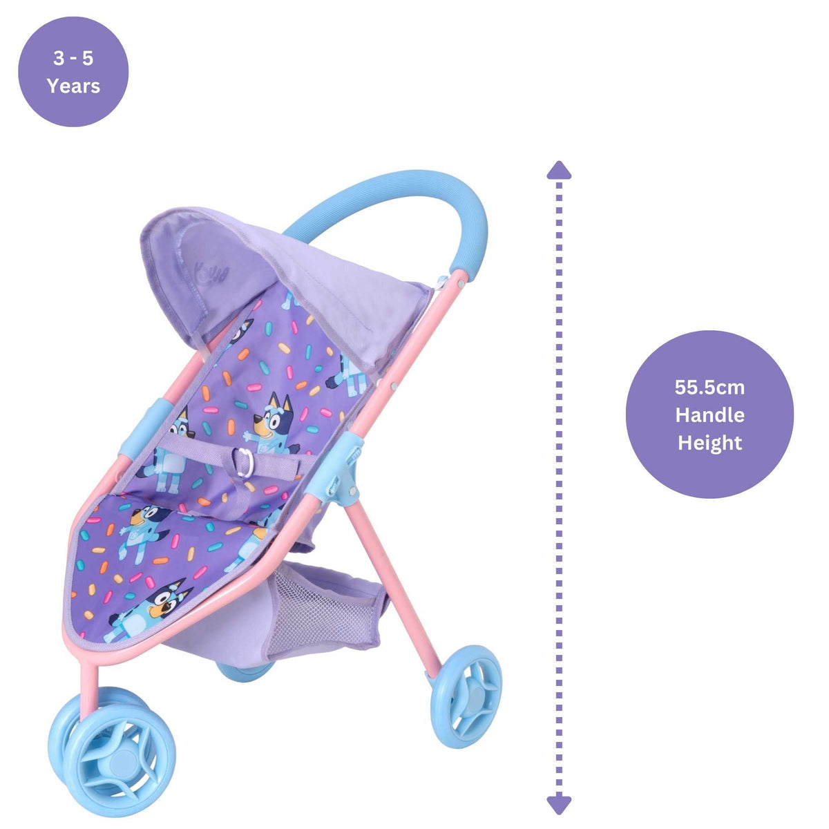Bluey Jogger Dolls Pram Prams