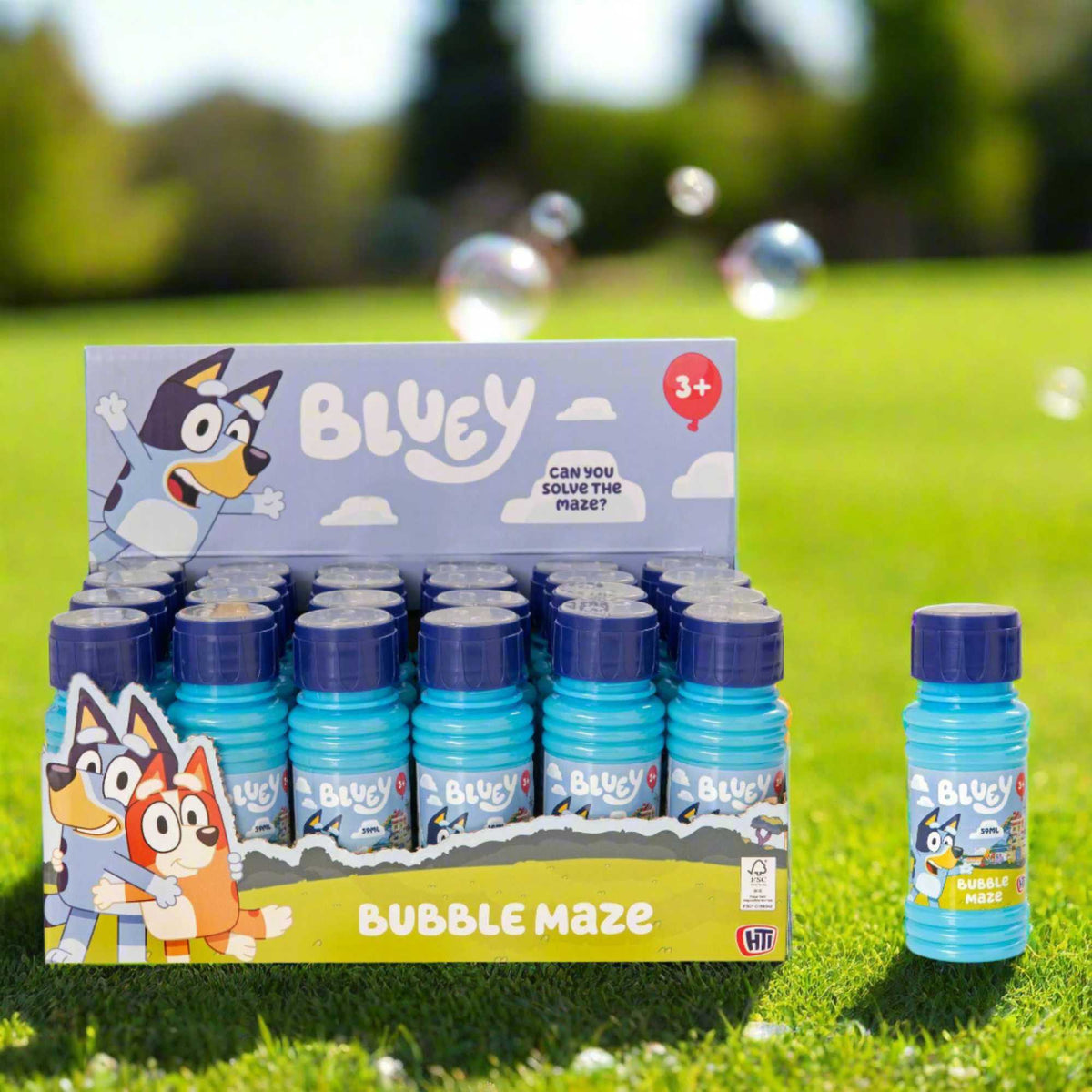 Bluey Bubble Maze - 24 Mulitpack with Bluey Maze Game Bubble Toys