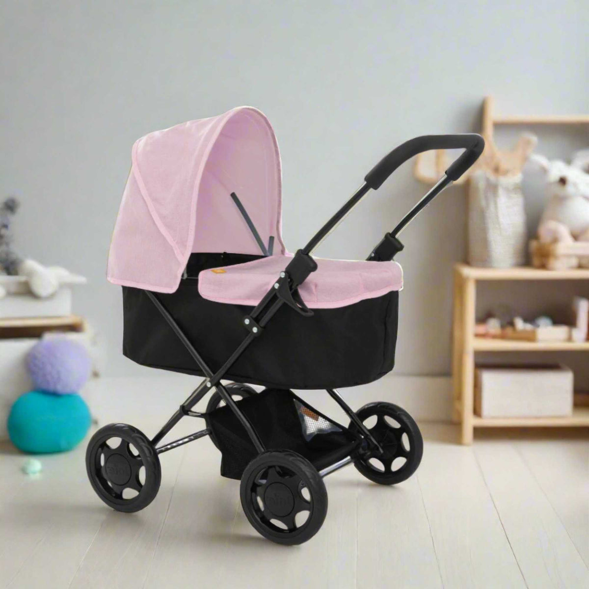 Joie Baby Dolls Pram - Pink &amp; Black Prams