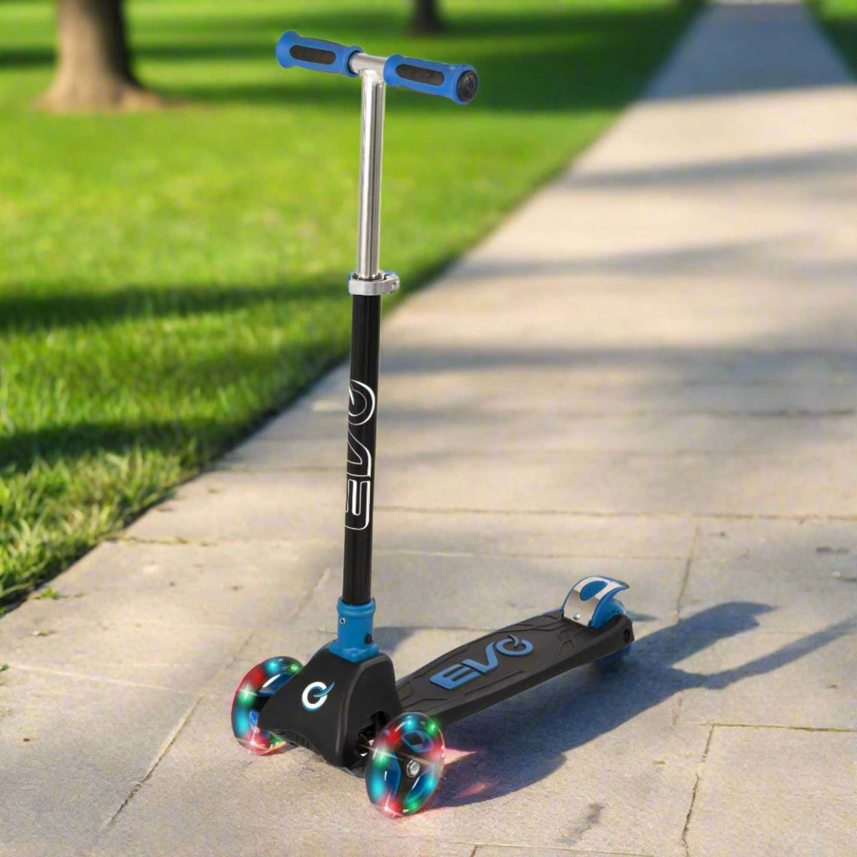 EVO Light Up Cruiser Scooter - Blue Scooters