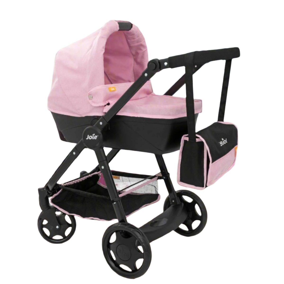 Joie Mytrax Dolls Pram - Pink &amp; Black Prams
