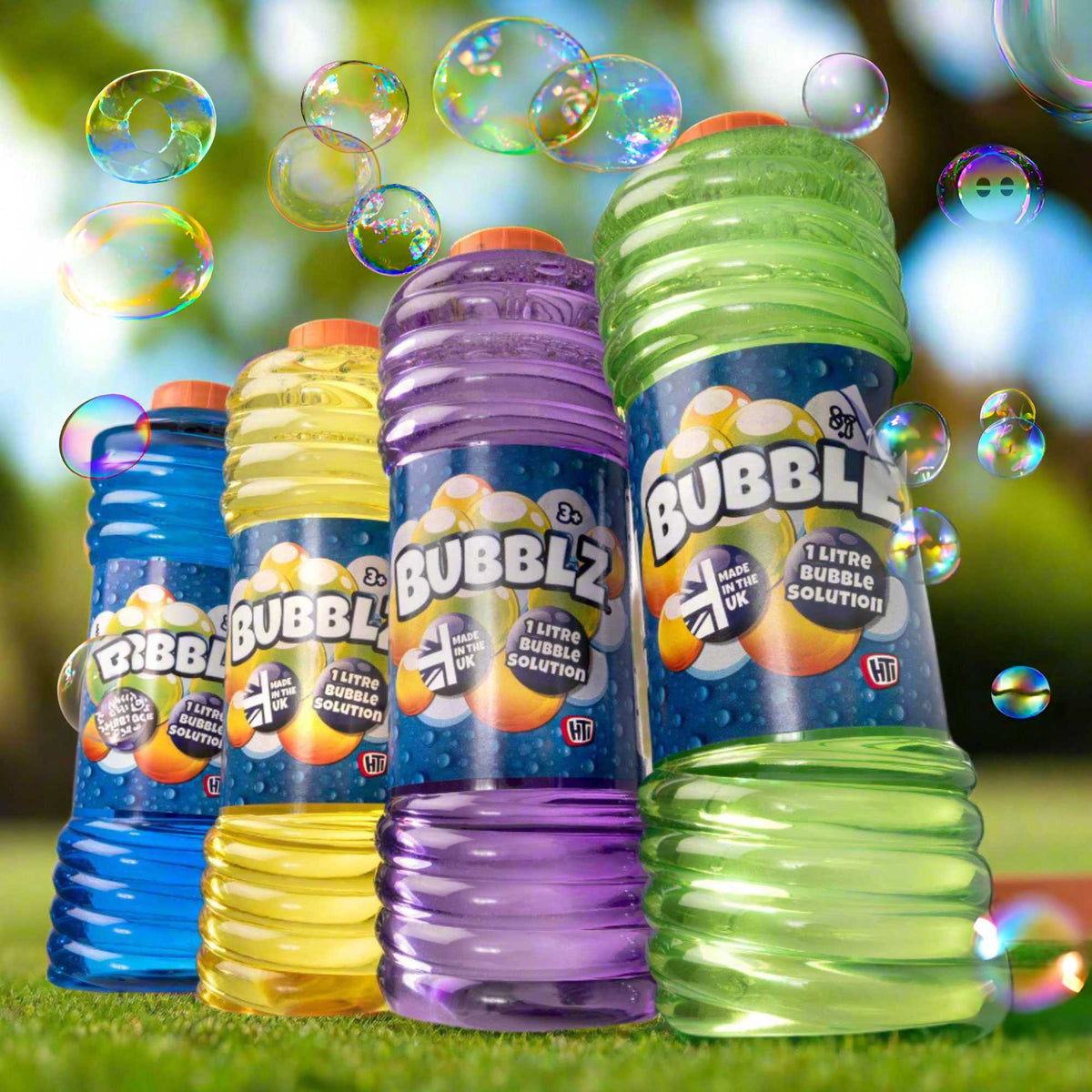 Bubblz 1Ltr. Bubble Solution Made From 100% Recycled Plastic Bubble Toys