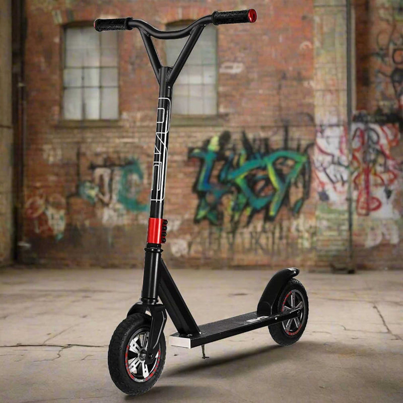 EVO Dirt Rider Scooter in Black, durable off-road scooter designed for rugged terrains and adventurous rides