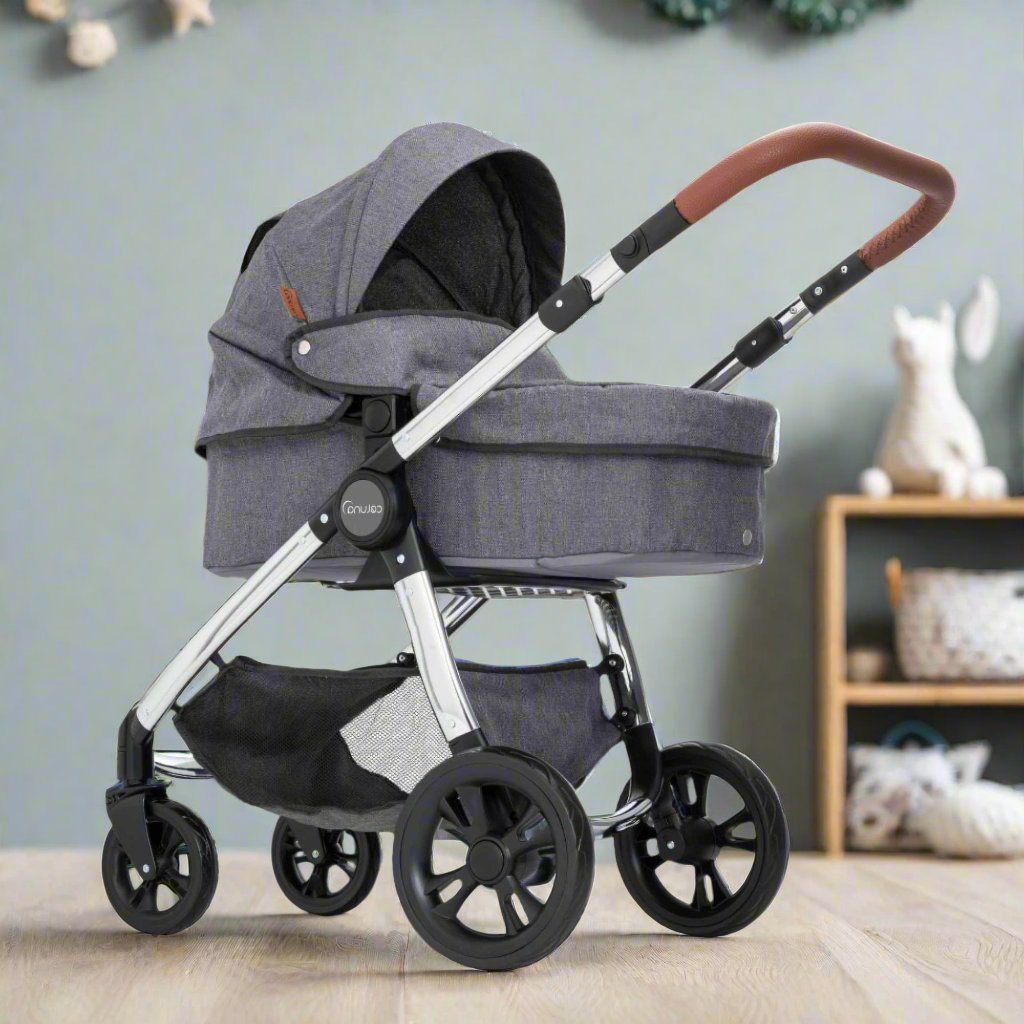 Mamas Papas Twin Elite Dolls Pram 9 Play Modes