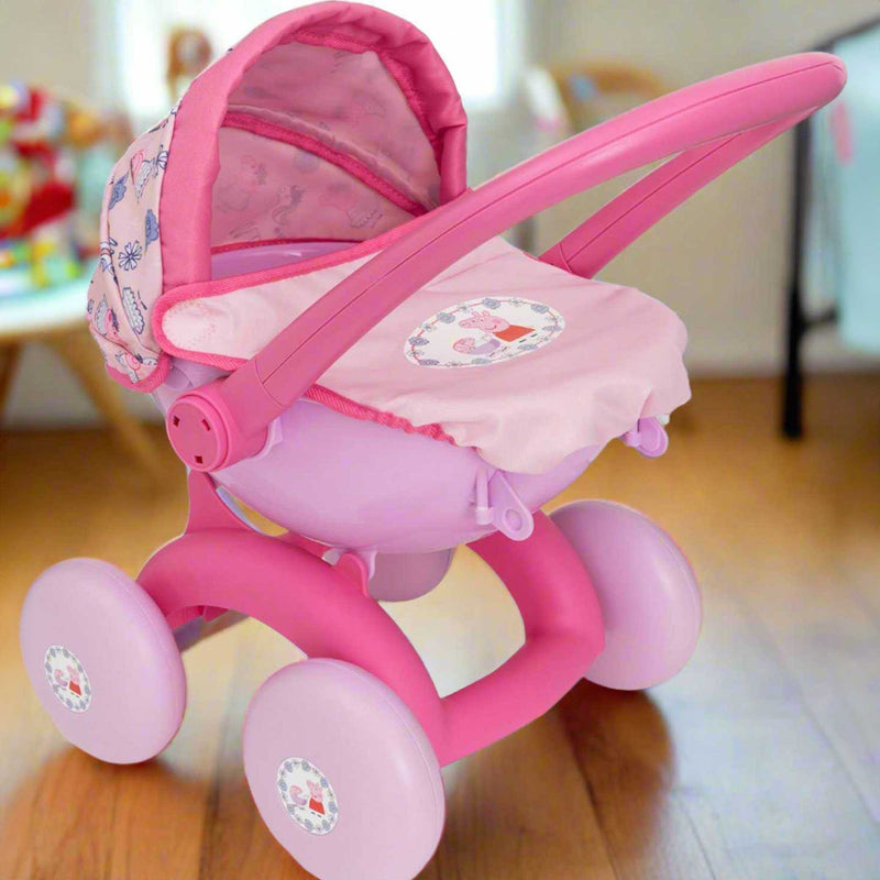 Peppa Pig 4-in-1-Puppenwagen „Mein erster“ – Rosa