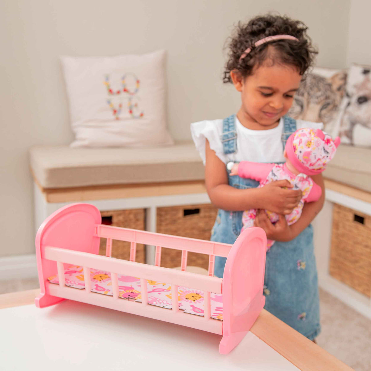 BabyBoo Lullaby Dolls Cot - Doll Included Dolls Accessories