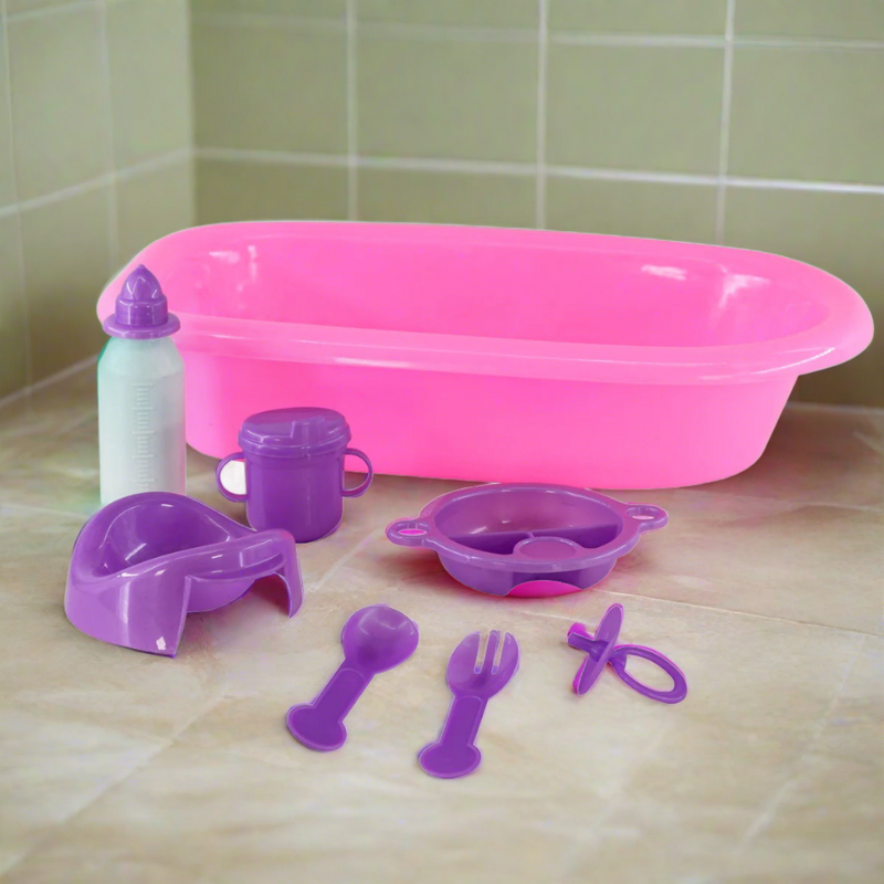 Dolls world bath set online