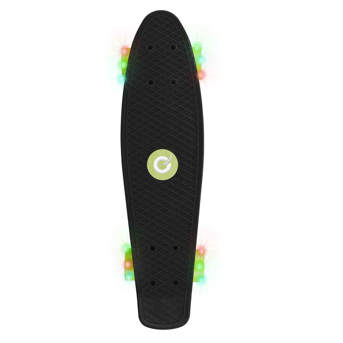 EVO 22&quot; Light Up Penny Board - Black Skateboards